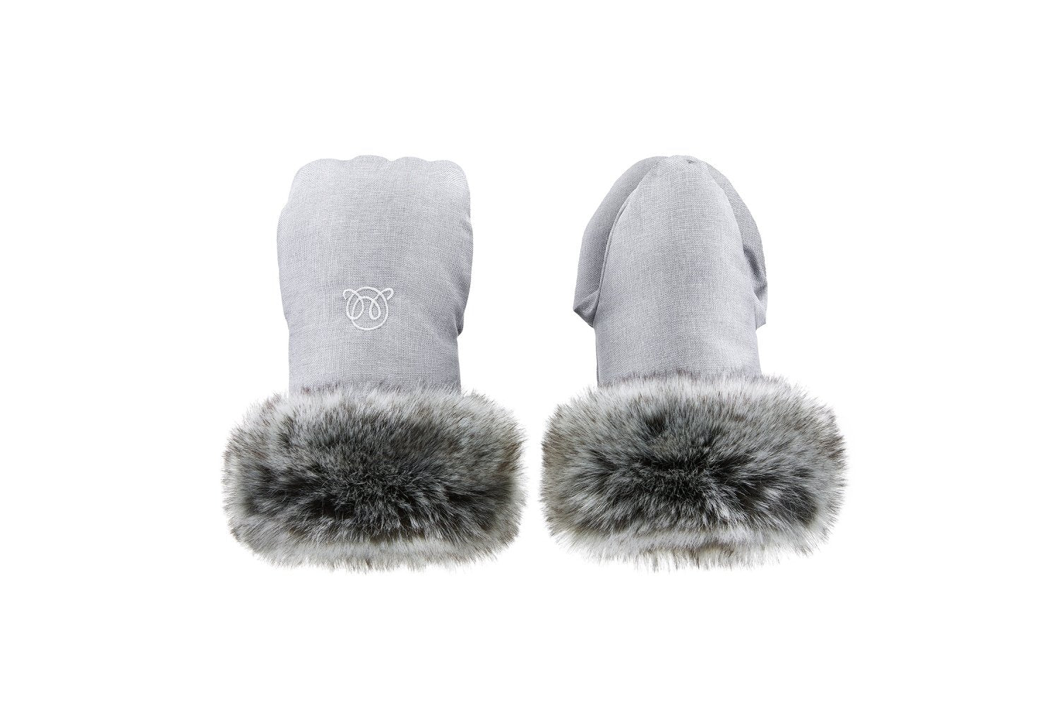 Stroller handmuffs - Elegant light grey - Mamastore