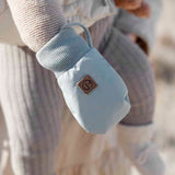 Baby Handschuhe 0-12 Monate - Pebble green