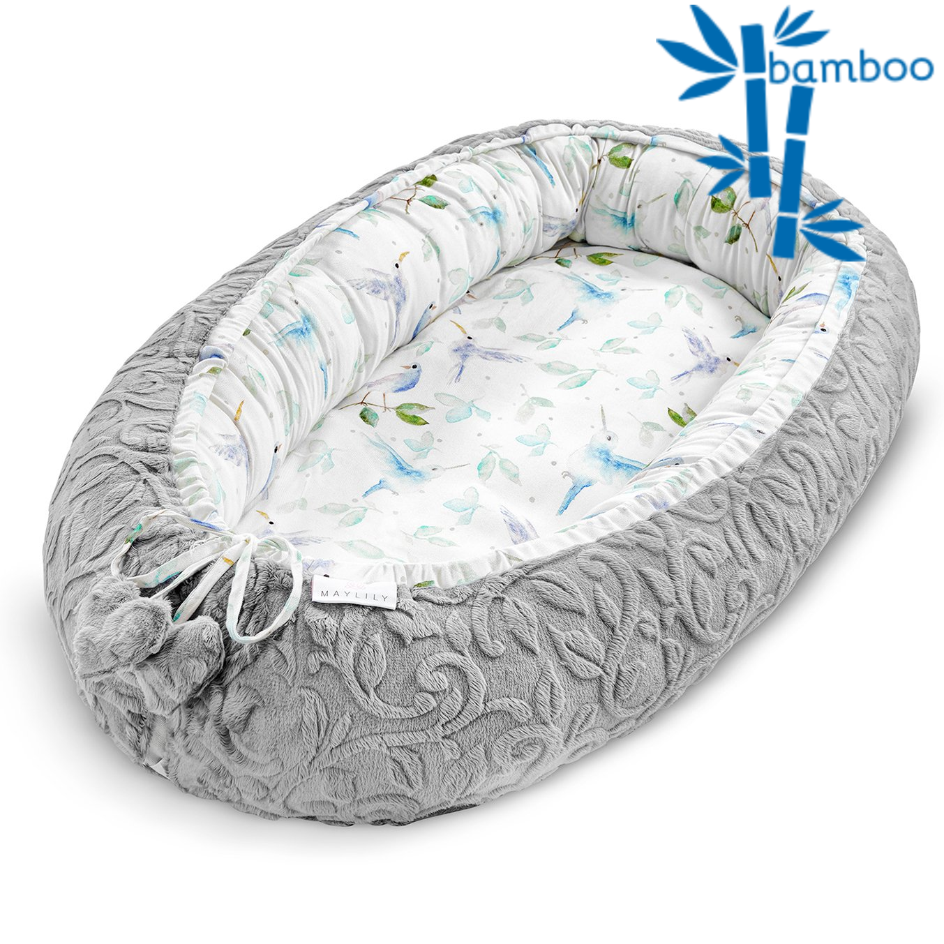 PREMIUM Babynest - Heavenly birds