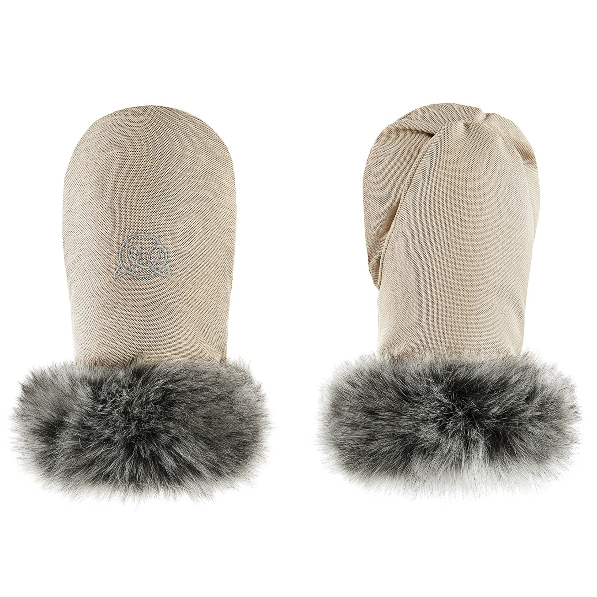 Stroller handmuffs - Elegant beige