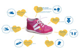 Toddler slippers - Pink Alphabet - Mamastore