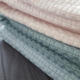 Summer Bamboo baby blanket - Mini squares - Mamastore